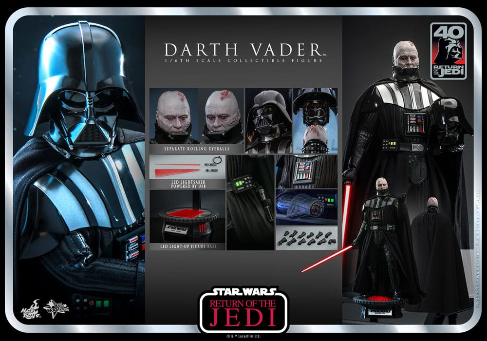 Darth Vader Star Wars: Episode VI MMS699 40th Anniversary 1/6 Actionfigur