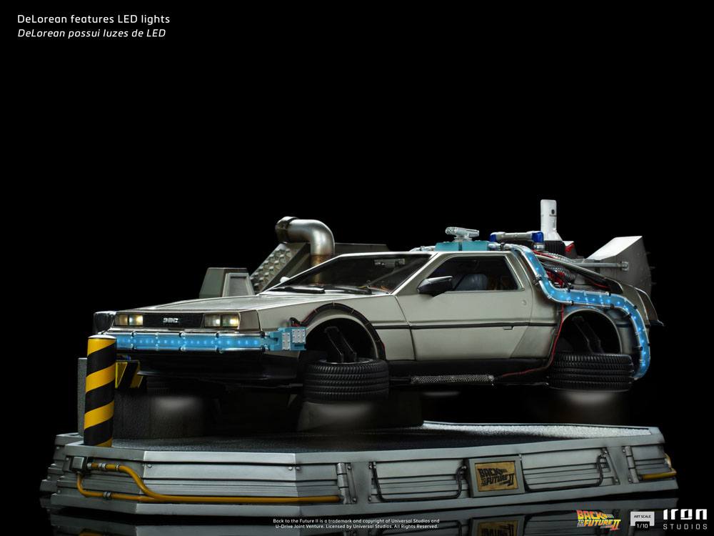 DeLorean Zurück in die Zukunft II 58cm Art Scale 1/10 Statue