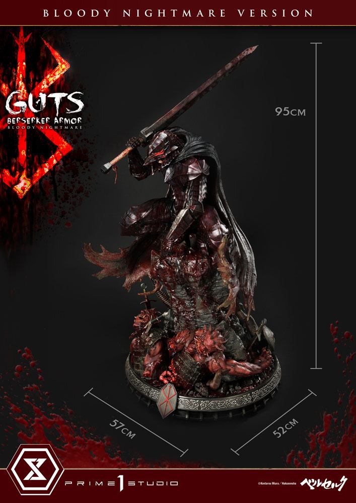 Guts Berserker Bloody Nightmare Version 95cm Berserk Statue