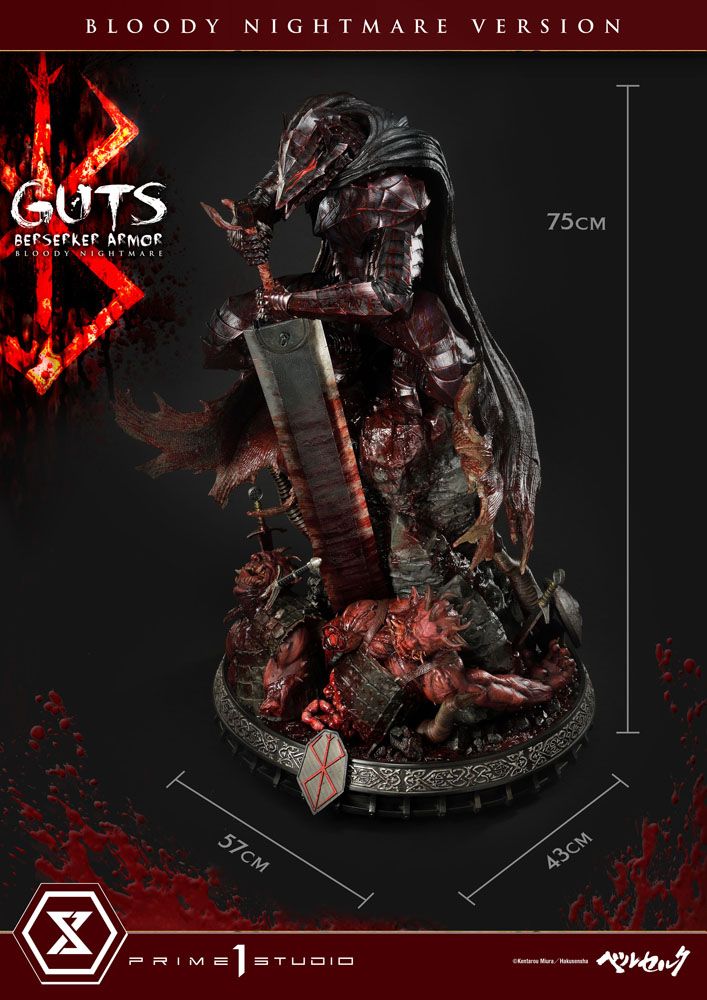 Guts Berserker Bloody Nightmare Version 95cm Berserk Statue