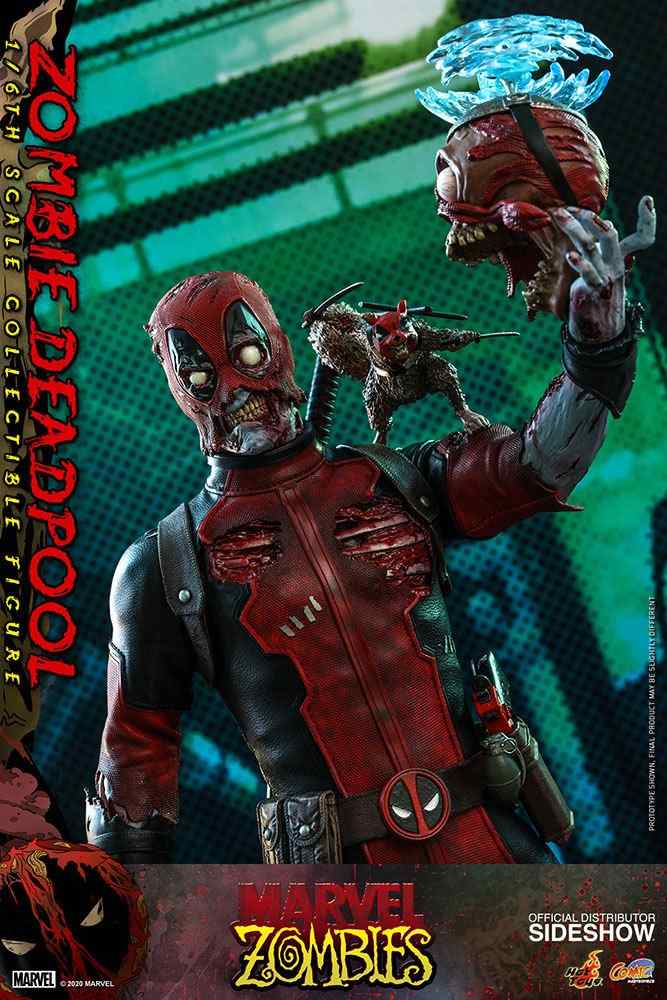 Deadpool Zombie Deadpool Marvel Comic Masterpiece 1/6 Actionfigur 3