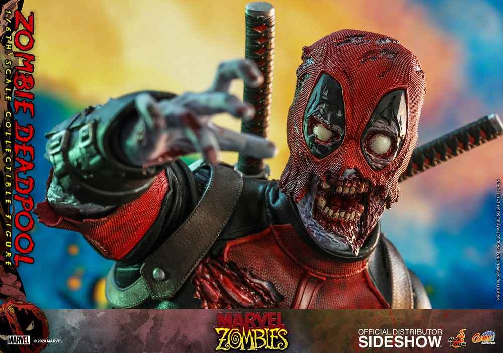 Deadpool Zombie Deadpool Marvel Comic Masterpiece 1/6 Actionfigur 9