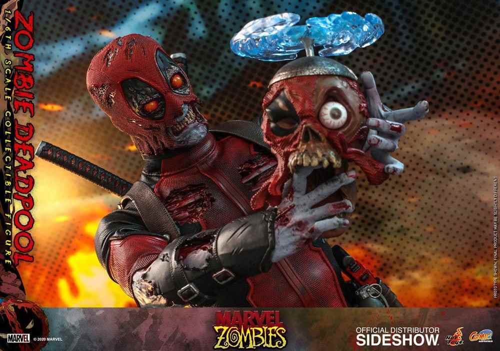 Deadpool Zombie Deadpool Marvel Comic Masterpiece 1/6 Actionfigur 16