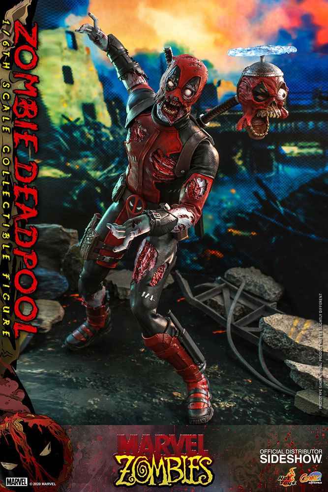 Deadpool Zombie Deadpool Marvel Comic Masterpiece 1/6 Actionfigur 23