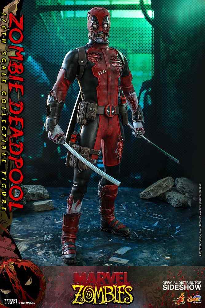 Deadpool Zombie Deadpool Marvel Comic Masterpiece 1/6 Actionfigur